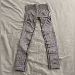 Gymshark Ombre Seamless Leggings  - Black/Light Grey